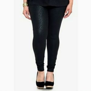 Torrid black Iridescent Animal Print Leggings